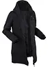 Lange outdoor jas met capuchon in layerlook, waterdicht, bonprix