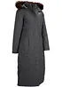 Lange outdoor jas met imitatiebont, waterdicht, bonprix