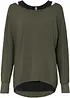 Longshirt en top in een viscosemix, bonprix