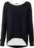Longshirt en top in een viscosemix, bonprix