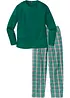 Pyjama met lange mouwen van katoen, bonprix