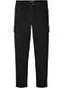 Slim fit stretch cargo broek, straight, bonprix