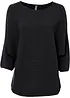 Geribde oversized trui in een viscosemix, bonprix