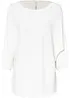 Geribde oversized trui in een viscosemix, bonprix