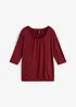 Oversized shirt in een viscosemix, bonprix