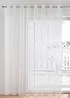 Transparant jacquard gordijn, bonprix
