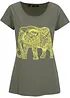 Katoenen shirt met print, korte mouw, bonprix