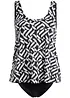 Elegant badpak in tankini-look, bonprix