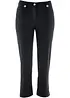 Bengaline 7/8 broek met splitjes en comfortband, bonprix