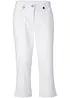 Bengaline 7/8 broek met splitjes en comfortband, bonprix