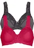 Minimizer bh met gewatteerde schouderbandjes (set van 2), bonprix
