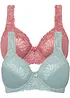 Minimizer bh met gewatteerde schouderbandjes (set van 2), bonprix
