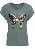 Shirt met pailletten, bonprix