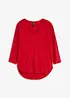 Shirt met 3/4 mouwen in een mix van viscose en elastan, bonprix