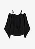 Schouderloze blouse van vloeiende viscose, bonprix