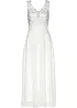 Maxi jurk met pailletten en borduursel, bonprix