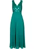Maxi jurk met pailletten en borduursel, bonprix