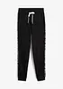 Sweatpants met tapes en statement print, bonprix