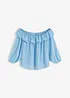 Carmen blouse van gerecycled polyester, bonprix