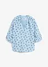 Oversized blouse van luchtige mousseline, bonprix