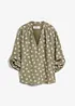 Oversized blouse van luchtige mousseline, bonprix