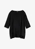 Boxy shirt met boothals, halflange mouw, bonprix