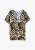 Shirt met breed elastiek, bonprix