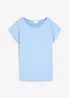 Shirt met zijde, bonprix