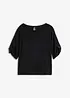 T-shirt met boothals, bonprix