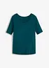 Shirt met ronde hals van zachte viscose, bonprix