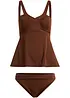 Tankini met gerecycled polyamide (2-dlg. set), bonprix