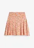 Korte high waist broekrok van zachte viscose, bonprix