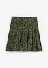 Korte high waist broekrok van zachte viscose, bonprix