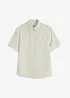 Blouse met borstzak en korte mouwen, bonprix