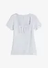 T-shirt met plooitjes, RAINBOW