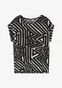 Gedessineerd oversized shirt, bonprix