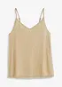 Spaghetti top met glitter, bonprix