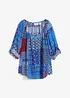 Crinkle tuniek, lange mouw, bonprix