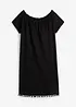 Jersey jurk met carmenhals, bonprix