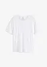 T-shirt met kanten details, bonprix