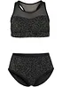Bralette bikini (2-dlg. set) met transparant inzetstuk, bonprix