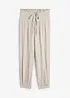 Mousseline broek met gesmokte band, bonprix