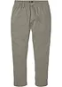 Regular fit chino met linnen, straight, bonprix