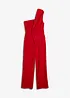 Jumpsuit van crêpe met structuur, bonprix