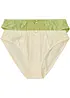 Slip met subtiel kant (set van 2), bonprix
