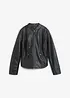 Imitatieleren jas van pure viscose, bonprix
