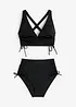 Bikini met gekruiste bandjes (2-dlg. set), bonprix
