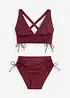 Bikini met gekruiste bandjes (2-dlg. set), bonprix