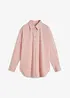 Oversized overhemdblouse met knoopsluiting van katoen, bonprix