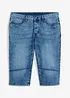 Lange stretch jeans bermuda, regular fit, bonprix